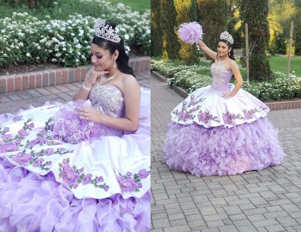 romantic white and lavender charro quinceanera prom formal dress 2022 mexican ball gown floral flowers patterned ruffles satin organzavestid, Blue;red
romantic white and lavender charro quinceanera prom formal dress 2022 mexican ball gown floral flowers patterned ruffles satin organzavestid, Blue;red