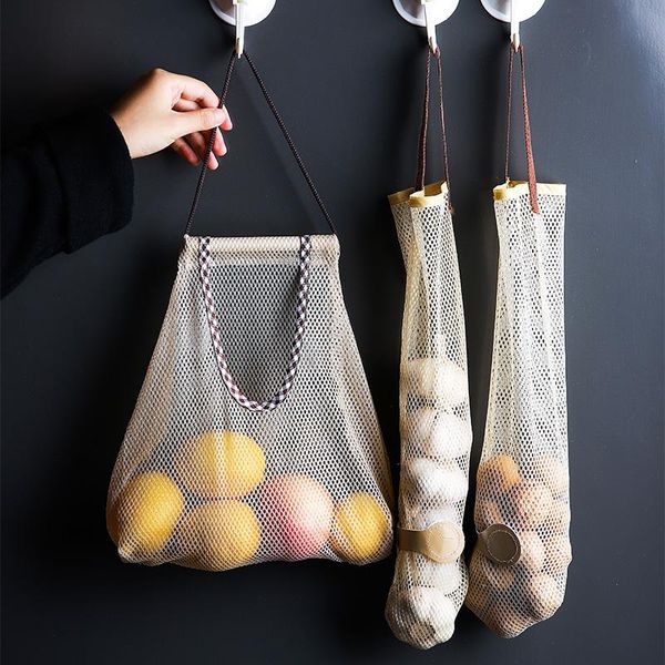 hanging baskets hangable vegetable storage net bag eco friendly onion grocery store bags reusable kitchen accessories
hanging baskets hangable vegetable storage net bag eco friendly onion grocery store bags reusable kitchen accessories