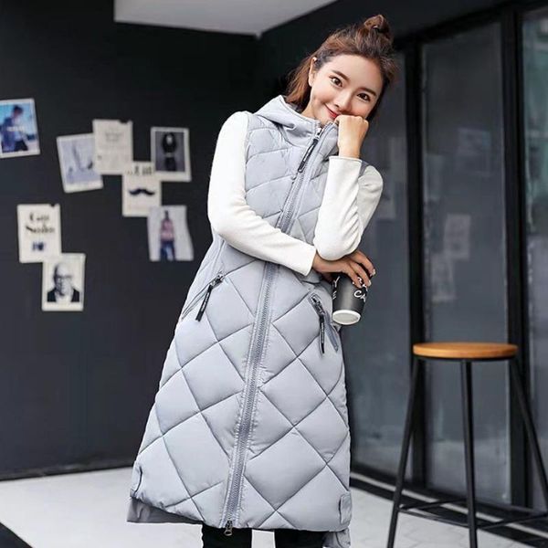 women's vests zoki winter cotton warm jacket women chalecos para mujer loose casual hooded long tanks black solid lady vest fashion 202, Black;white
women's vests zoki winter cotton warm jacket women chalecos para mujer loose casual hooded long tanks black solid lady vest fashion 202, Black;white