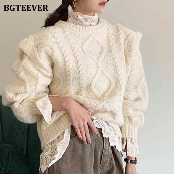 sweaters fashion chic o-neck twisted knitted pullovers women autumn winter loose solid jumpers female knitwear rc0w, White;black
sweaters fashion chic o-neck twisted knitted pullovers women autumn winter loose solid jumpers female knitwear rc0w, White;black