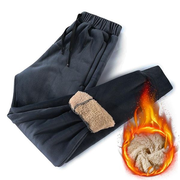 men's pants cashmere winter lambskin warm male casual harem lined fleece trousers autumn sweatpants, Black
men's pants cashmere winter lambskin warm male casual harem lined fleece trousers autumn sweatpants, Black