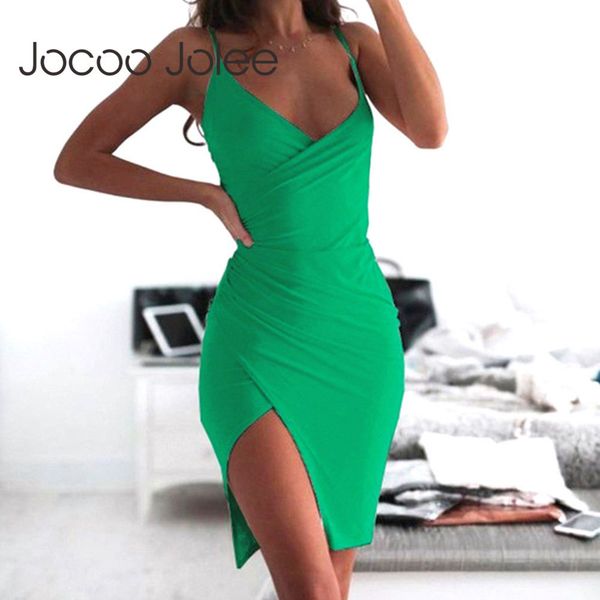 backless spaghetti strap v neck split bodycon dress women summer elegant solid mini bandage party night club 210428, Black;gray
backless spaghetti strap v neck split bodycon dress women summer elegant solid mini bandage party night club 210428, Black;gray