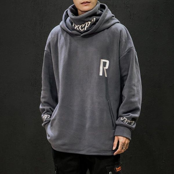 men's hoodies & sweatshirts warm fleece winter men streetwear gray college fashion mens hoodie japanese hip hop hooded harajuku pullove, Black
men's hoodies & sweatshirts warm fleece winter men streetwear gray college fashion mens hoodie japanese hip hop hooded harajuku pullove, Black