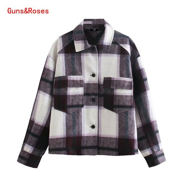women's jackets vintage stylish pockets oversized plaid jacket coat women 2021 fashion lapel collar long sleeve loose outerwear chic, Black;brown
women's jackets vintage stylish pockets oversized plaid jacket coat women 2021 fashion lapel collar long sleeve loose outerwear chic, Black;brown