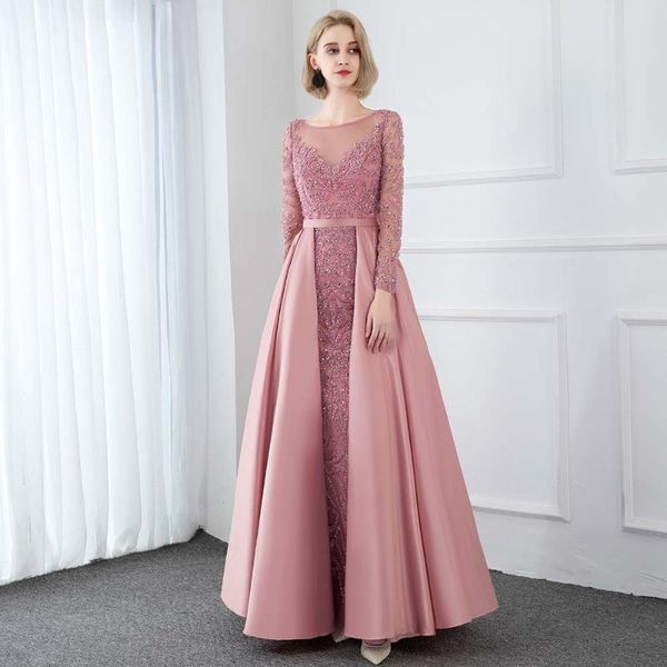 party dresses elegant pink full sleeve crystals evening muslim tulle formal gowns mermaid robes de soirée yqlnne, White;black
party dresses elegant pink full sleeve crystals evening muslim tulle formal gowns mermaid robes de soirée yqlnne, White;black