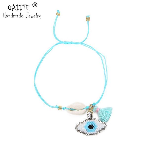 charm bracelets oaiite shell miyuki delicas bracelet for women evil eye handmade braided tassel bileklik jewelry rope chain luck, Golden;silver
charm bracelets oaiite shell miyuki delicas bracelet for women evil eye handmade braided tassel bileklik jewelry rope chain luck, Golden;silver