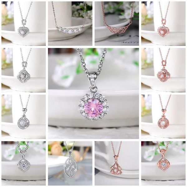 chains caoshi dazzling zirconia pendant necklace for women sliver color/gold color exquisite accessories delicate lady anniversary gift, Silver
chains caoshi dazzling zirconia pendant necklace for women sliver color/gold color exquisite accessories delicate lady anniversary gift, Silver