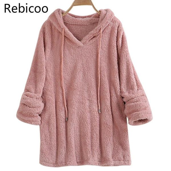 women's hoodies & sweatshirts autumn fashion women hoodie long sleeve solid fluffy fleece fur outerwear winter warm sweatshirt coat har, Black
women's hoodies & sweatshirts autumn fashion women hoodie long sleeve solid fluffy fleece fur outerwear winter warm sweatshirt coat har, Black