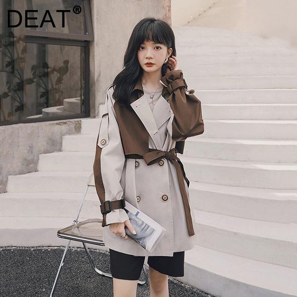 women's jackets deat women short armygreen hit color double breasted lapel long sleeve loose coat 2021 autumn fashion 15jk117, Black;brown
women's jackets deat women short armygreen hit color double breasted lapel long sleeve loose coat 2021 autumn fashion 15jk117, Black;brown