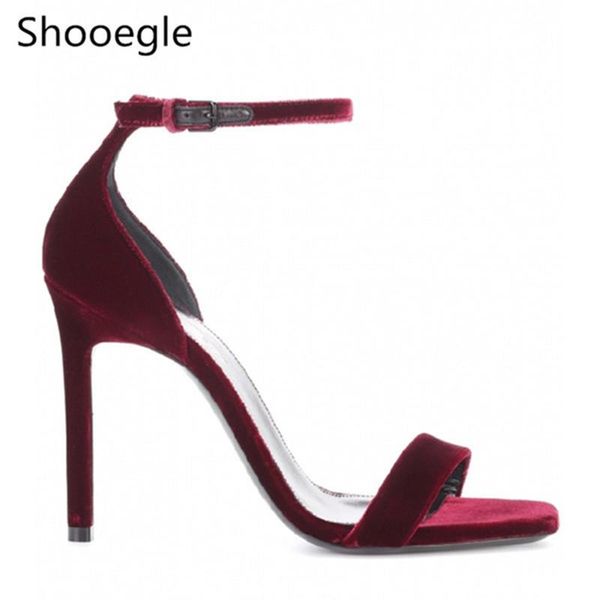 summer velvet women thin high heels wide buckle ankle strap and stiletto heel fashion pumps wedding party shoes sandals, Black
summer velvet women thin high heels wide buckle ankle strap and stiletto heel fashion pumps wedding party shoes sandals, Black
