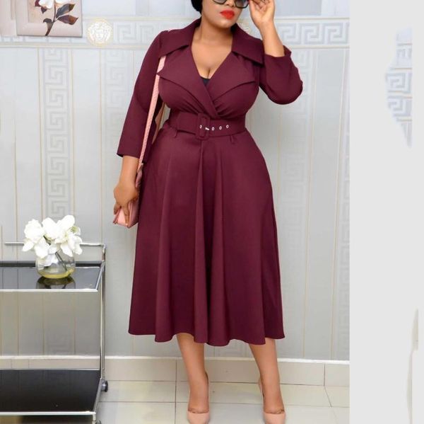 casual dresses office ladies work wear solid fit and flare turn down collar high waisted mid calf pleated dress midi 2021 autumn women fashi, Black;gray
casual dresses office ladies work wear solid fit and flare turn down collar high waisted mid calf pleated dress midi 2021 autumn women fashi, Black;gray