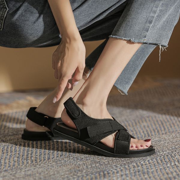 sandals platform women designer summer shoes woman flats hook loop casual for heels beach sandles xn0b, Black
sandals platform women designer summer shoes woman flats hook loop casual for heels beach sandles xn0b, Black