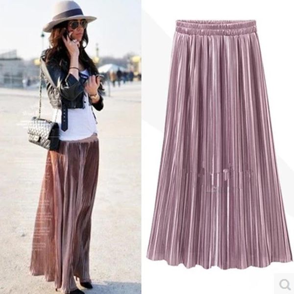 skirts 2021 summer women pleated high waist silky medium-long term luster stretch skater flared, Black
skirts 2021 summer women pleated high waist silky medium-long term luster stretch skater flared, Black