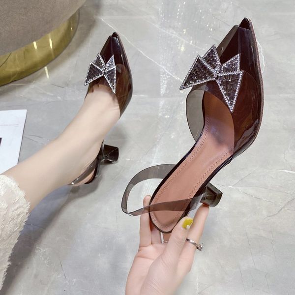 sandals 2021 crystal butterfly transparent women pumps jelly office lady shoes summer slingbacks high heels wedding bridal x1hn, Black
sandals 2021 crystal butterfly transparent women pumps jelly office lady shoes summer slingbacks high heels wedding bridal x1hn, Black