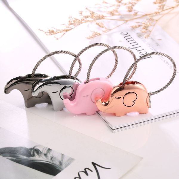 keychains creative elephant lovers key ring car metal fashion chain valentine's day gift, Silver
keychains creative elephant lovers key ring car metal fashion chain valentine's day gift, Silver