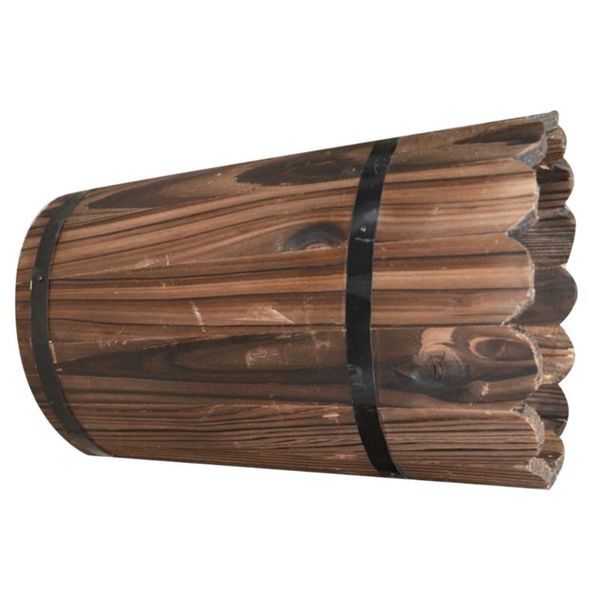 watering equipments 1pc retro wooden flower bucket carbonization arrangement wood barrels creative kettle
watering equipments 1pc retro wooden flower bucket carbonization arrangement wood barrels creative kettle