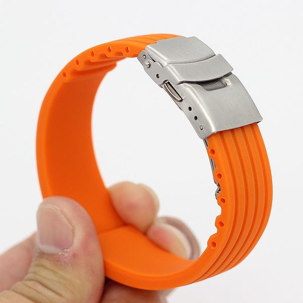 watch bands 18mm 20mm 22mm 24mm strong flexibility rubber watchbands casual balanceds men and women silicone strap band orange blue, Black;brown
watch bands 18mm 20mm 22mm 24mm strong flexibility rubber watchbands casual balanceds men and women silicone strap band orange blue, Black;brown