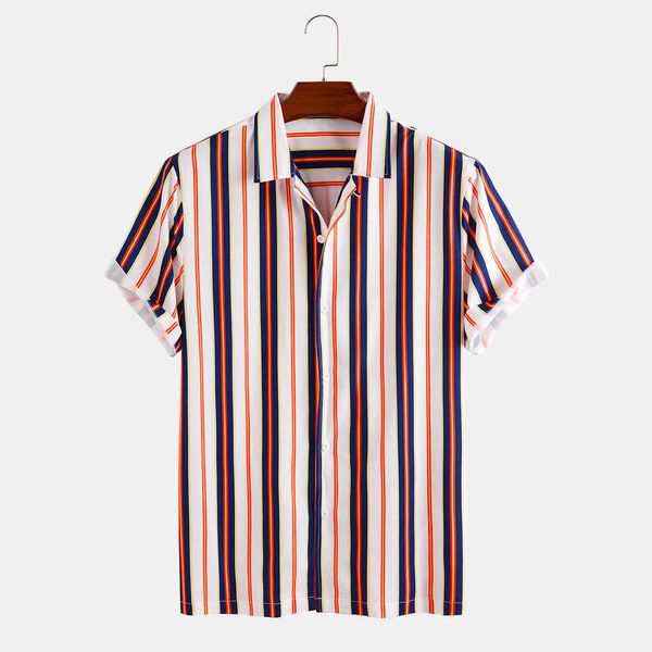 mens vertical striped shirts collar button up short sleeve shirts casual holiday hawaiian shirt 210527, White;black
mens vertical striped shirts collar button up short sleeve shirts casual holiday hawaiian shirt 210527, White;black