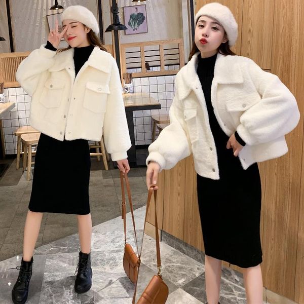 women's jackets elegant fashion women spring autumn waterproof mink jacket short loose faux fur thick coat, Black;brown
women's jackets elegant fashion women spring autumn waterproof mink jacket short loose faux fur thick coat, Black;brown