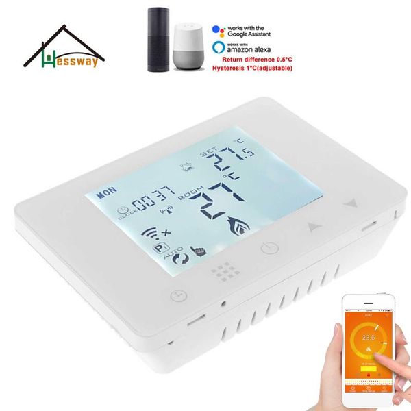 smart home control hessway tuya wall mounting wifi & rf wireless room thermostat for warm floor 3a/5a/16a optional
smart home control hessway tuya wall mounting wifi & rf wireless room thermostat for warm floor 3a/5a/16a optional