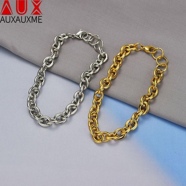 auxauxme basic 9.5mm stainless steel adjustable thick o link chain bracelets for man woman jewelry wholesale link,, Black
auxauxme basic 9.5mm stainless steel adjustable thick o link chain bracelets for man woman jewelry wholesale link,, Black
