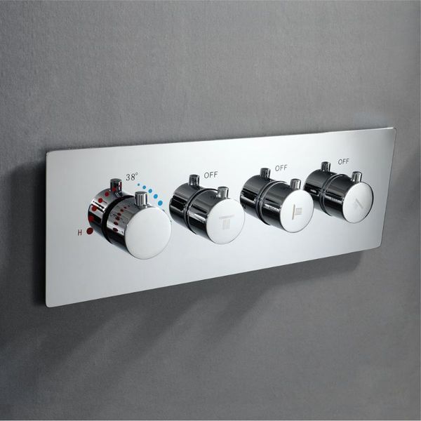thermostatic shower faucet mixing valve bathroom accessories brass concealed wall mounted controller for showerhead sets
thermostatic shower faucet mixing valve bathroom accessories brass concealed wall mounted controller for showerhead sets