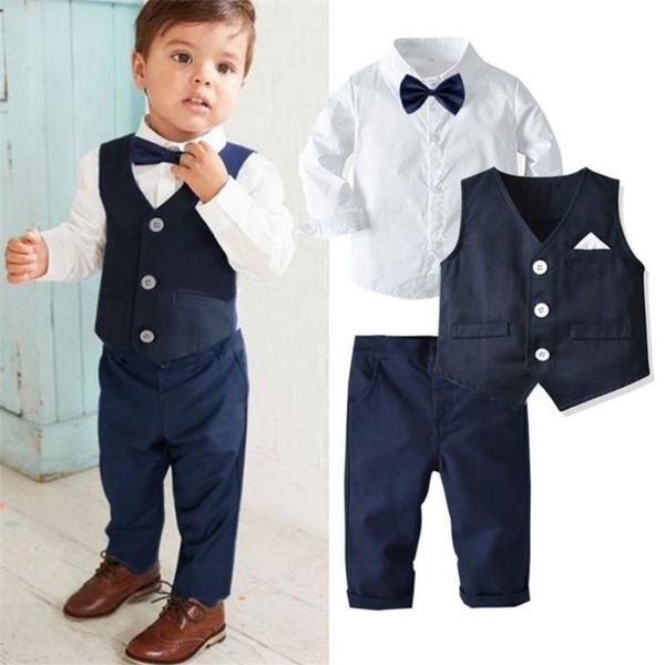 clothing sets focusnorm 1-7y gentleman boys clothes long sleeve single breasted shirts bow tie pants vest coat 3pcs, White
clothing sets focusnorm 1-7y gentleman boys clothes long sleeve single breasted shirts bow tie pants vest coat 3pcs, White