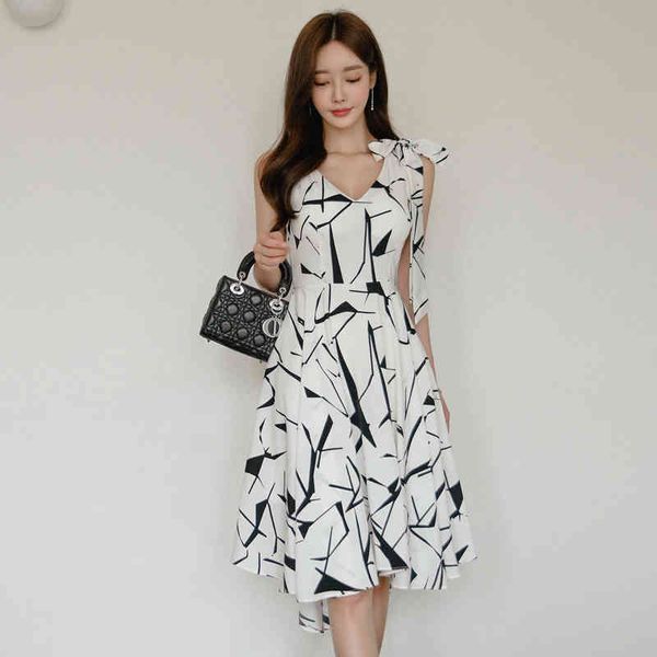 summer office lady style women elegant female vestidos wear to business midi print sleeveless dress 210515, Black;gray
summer office lady style women elegant female vestidos wear to business midi print sleeveless dress 210515, Black;gray