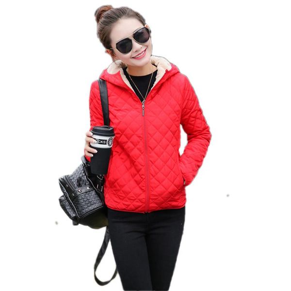 women's jackets jacket spring and autumn style 7 colors ladies plush hooded zipper warm fashion coat female, Black;brown
women's jackets jacket spring and autumn style 7 colors ladies plush hooded zipper warm fashion coat female, Black;brown