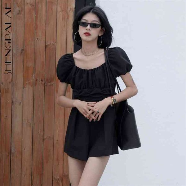 black rompers women's summer square collar wiast slim waist puff short sleeve playsuits female tide 5e267 210427, Black;white
black rompers women's summer square collar wiast slim waist puff short sleeve playsuits female tide 5e267 210427, Black;white