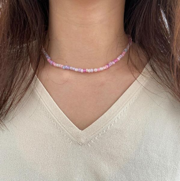 pendant necklaces bohemia korean fashion temperament seed beads chain choker necklace arrival clavicle for women girls jewelry lz068, Silver
pendant necklaces bohemia korean fashion temperament seed beads chain choker necklace arrival clavicle for women girls jewelry lz068, Silver