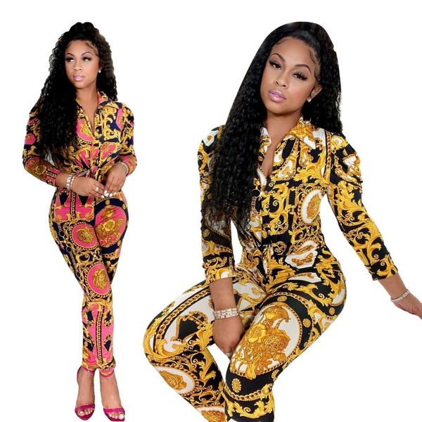women's two piece pants elijoin europe and america autumn suit va voom printed long sleeve trousers two-piece, White
women's two piece pants elijoin europe and america autumn suit va voom printed long sleeve trousers two-piece, White