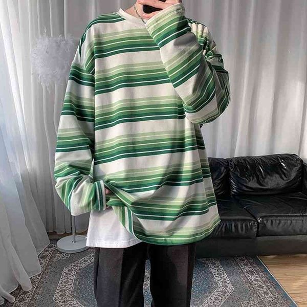 men's t-shirts cotton striped t-shirt fashion casual o-neck pullover men streetwear korean loose hip-hop long-sleeved tshirt mens, White;black
men's t-shirts cotton striped t-shirt fashion casual o-neck pullover men streetwear korean loose hip-hop long-sleeved tshirt mens, White;black