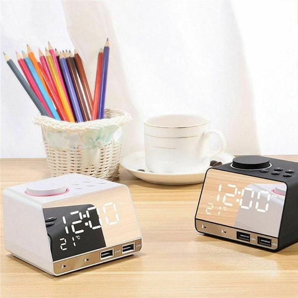 portable speakers radio alarm clock speaker bluetooth-compatible 4.2 with 2 usb ports led digital home decoration snooze table
portable speakers radio alarm clock speaker bluetooth-compatible 4.2 with 2 usb ports led digital home decoration snooze table