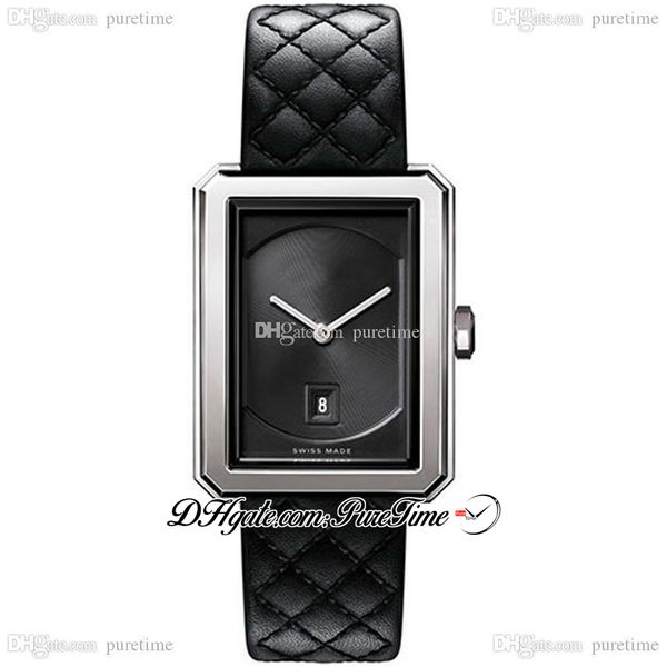 boy-friend h6585 swiss quartz womens watch medium steel case black guilloche dial leather strap ladies watches puretime f01a1, Slivery;brown
boy-friend h6585 swiss quartz womens watch medium steel case black guilloche dial leather strap ladies watches puretime f01a1, Slivery;brown