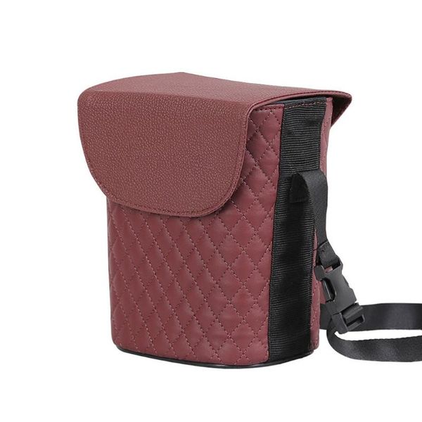 mini hanging multi-function car storage box trash can with lid and pocket other interior accessories 
mini hanging multi-function car storage box trash can with lid and pocket other interior accessories