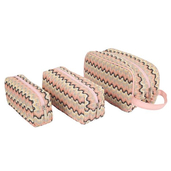 straw cosmetic bag set striped 3pcs mother european style original zipper bags & cases
straw cosmetic bag set striped 3pcs mother european style original zipper bags & cases