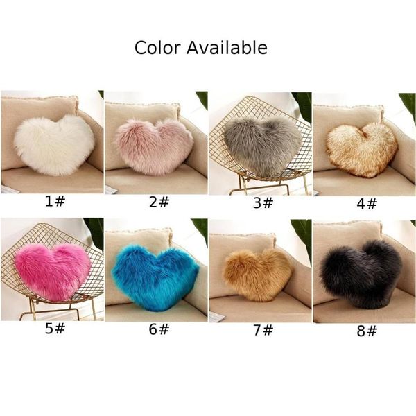 cushion/decorative pillow heart shape throw case sofa chair cushion cover luxury fluffy faux shipskin fur covers 40*50cm home decor
cushion/decorative pillow heart shape throw case sofa chair cushion cover luxury fluffy faux shipskin fur covers 40*50cm home decor