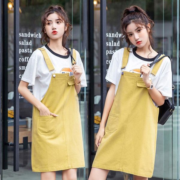 #1185 summer dresses womens casual sleeveless cotton dress overalls women loose white green yellow sundress pockets korean style, Black;gray
#1185 summer dresses womens casual sleeveless cotton dress overalls women loose white green yellow sundress pockets korean style, Black;gray