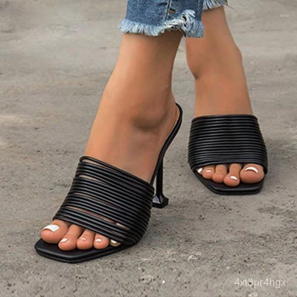 fashion women's leather high heels open toe breathable slip-on casual square party shoes sandals sandalias de mujer#35 dress1, Black
fashion women's leather high heels open toe breathable slip-on casual square party shoes sandals sandalias de mujer#35 dress1, Black