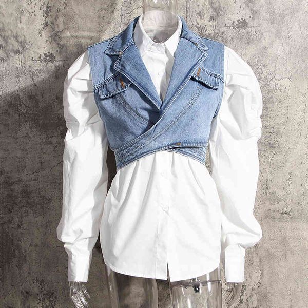 casual short cross denim jacket for women lapel sleeveless solid jackets female fashion clothing 2021 stylish, Black;brown
casual short cross denim jacket for women lapel sleeveless solid jackets female fashion clothing 2021 stylish, Black;brown