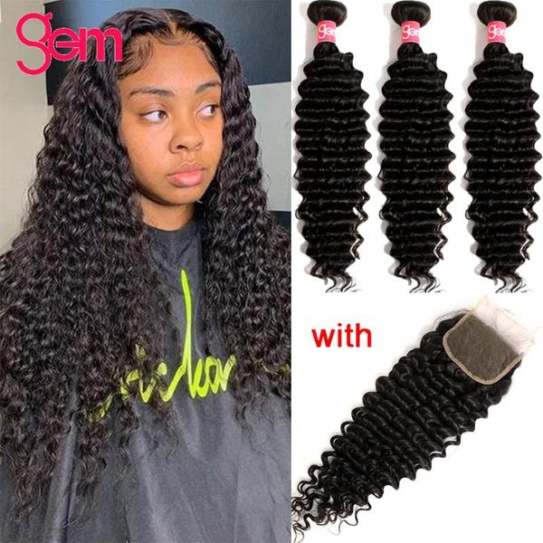 human hair bulks deep wave bundles with closure 4 / 3 curly bundle brazilian weave 30 inch and, Black
human hair bulks deep wave bundles with closure 4 / 3 curly bundle brazilian weave 30 inch and, Black