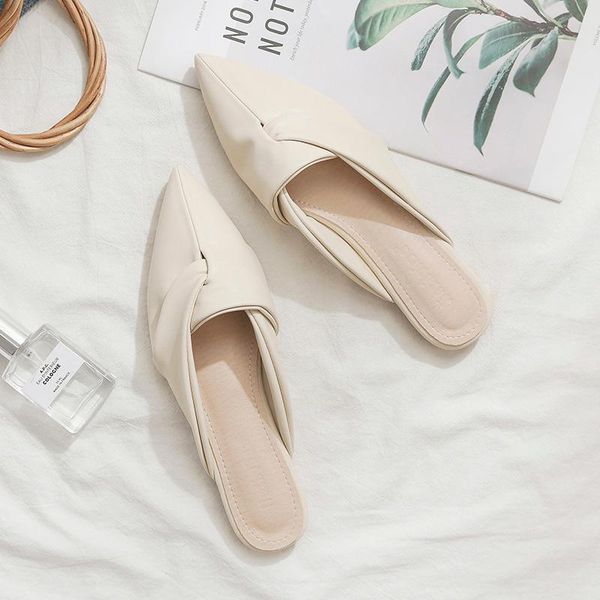 slippers 2021 summer tip flat mule lazy baotou ban tuo xie female outer wear wild womens zz120, Black
slippers 2021 summer tip flat mule lazy baotou ban tuo xie female outer wear wild womens zz120, Black