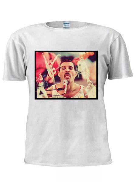 freddie t shirt fashion trendy t shirt men women m276, White;black
