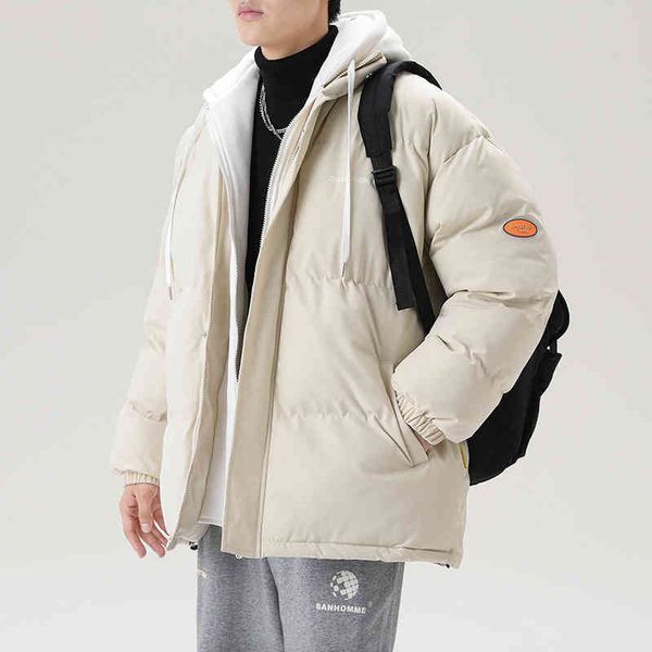 winter new hooded fake two-piece thickened men's casual coat warm cotton padded et men, Black
winter new hooded fake two-piece thickened men's casual coat warm cotton padded et men, Black