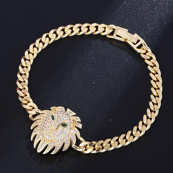link, chain zlxgirl jewelry luruxy brand lion shape dubai gold bracelet of women bridal mirco paved zircon bijoux, Black
link, chain zlxgirl jewelry luruxy brand lion shape dubai gold bracelet of women bridal mirco paved zircon bijoux, Black