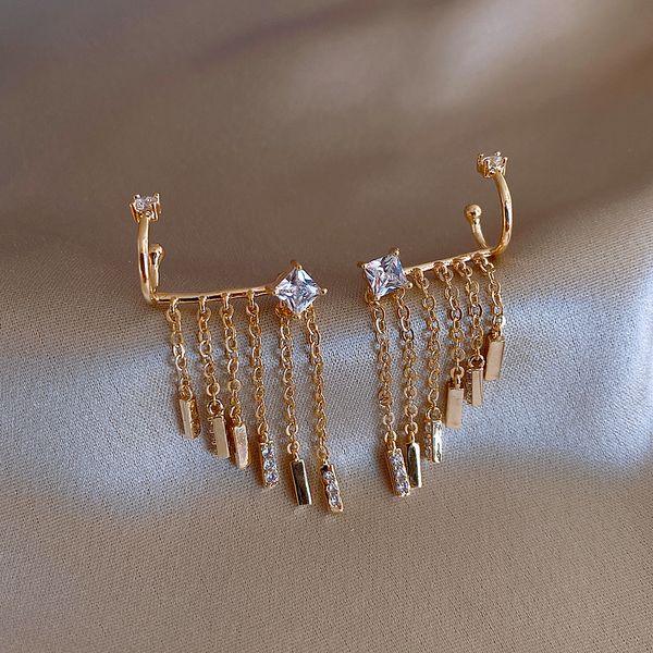 exaggerated temperament sparkling diamond tassel ear clip charm lady european and american earrings party jewelry unusual gifts for women gi, Golden
exaggerated temperament sparkling diamond tassel ear clip charm lady european and american earrings party jewelry unusual gifts for women gi, Golden