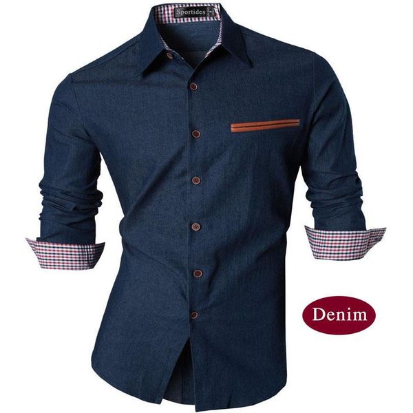 men's casual shirts sportrendy vogue shirt dress long sleeve slim fit fashion shiny stylish denim jzs001 navy, White;black
men's casual shirts sportrendy vogue shirt dress long sleeve slim fit fashion shiny stylish denim jzs001 navy, White;black