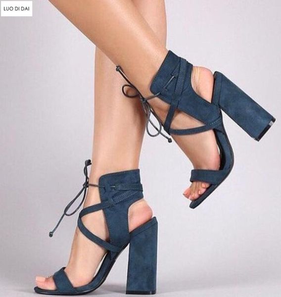 women dress shoes open toe high heels party summer gladiator sandals lace up chunky heel, Black
women dress shoes open toe high heels party summer gladiator sandals lace up chunky heel, Black