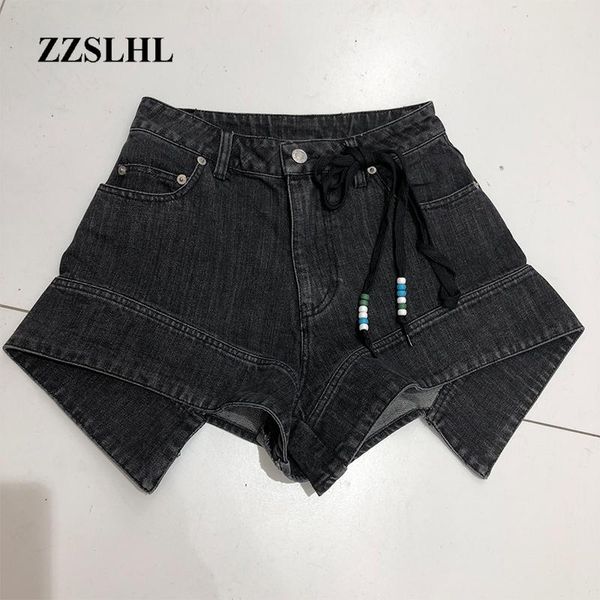 women's jeans 2021 summer fashion patchwork solid loose button high waist denim wide leg shorts women, Blue
women's jeans 2021 summer fashion patchwork solid loose button high waist denim wide leg shorts women, Blue